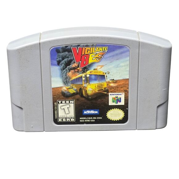 Vigilante 8 Nintendo Game N64 Gaming Cartridge - Picture 1 of 6